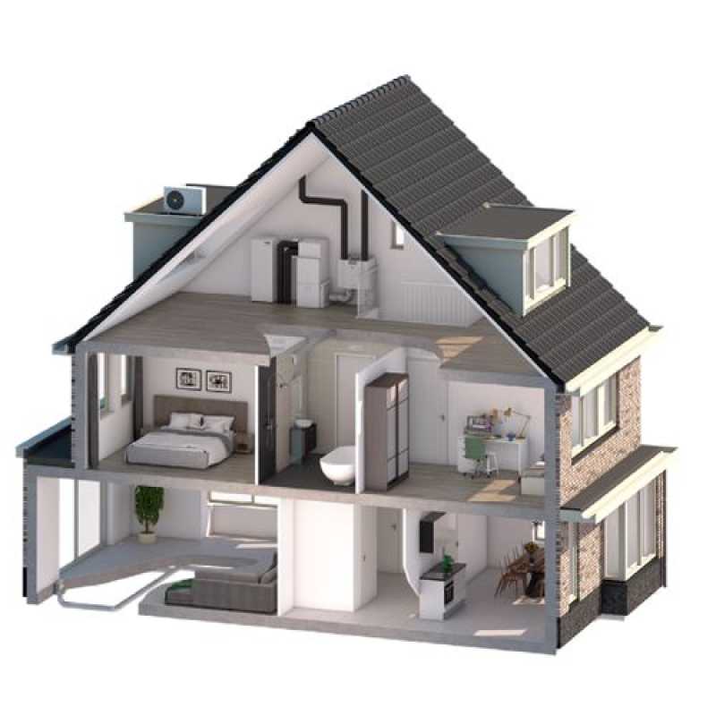 Schema Warmluftheizung